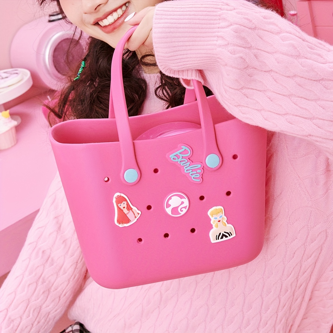 MINISO Barbie Sunlight Shining Series Lunch Box Ben a Bolsa de almacenamiento Regalo de cumpleaños para niña