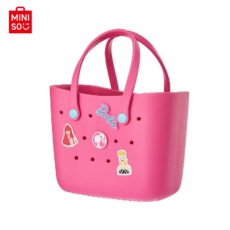 MINISO Barbie Sunlight Shining Series Lunch Box Ben a Bolsa de almacenamiento Regalo de cumpleaños para niña