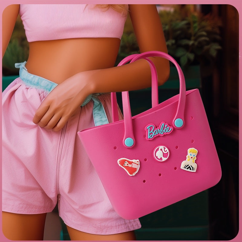 MINISO Barbie Sunlight Shining Series Lunch Box Ben a Bolsa de almacenamiento Regalo de cumpleaños para niña