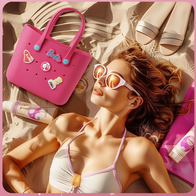 MINISO Barbie Sunlight Shining Series Lunch Box Ben a Bolsa de almacenamiento Regalo de cumpleaños para niña