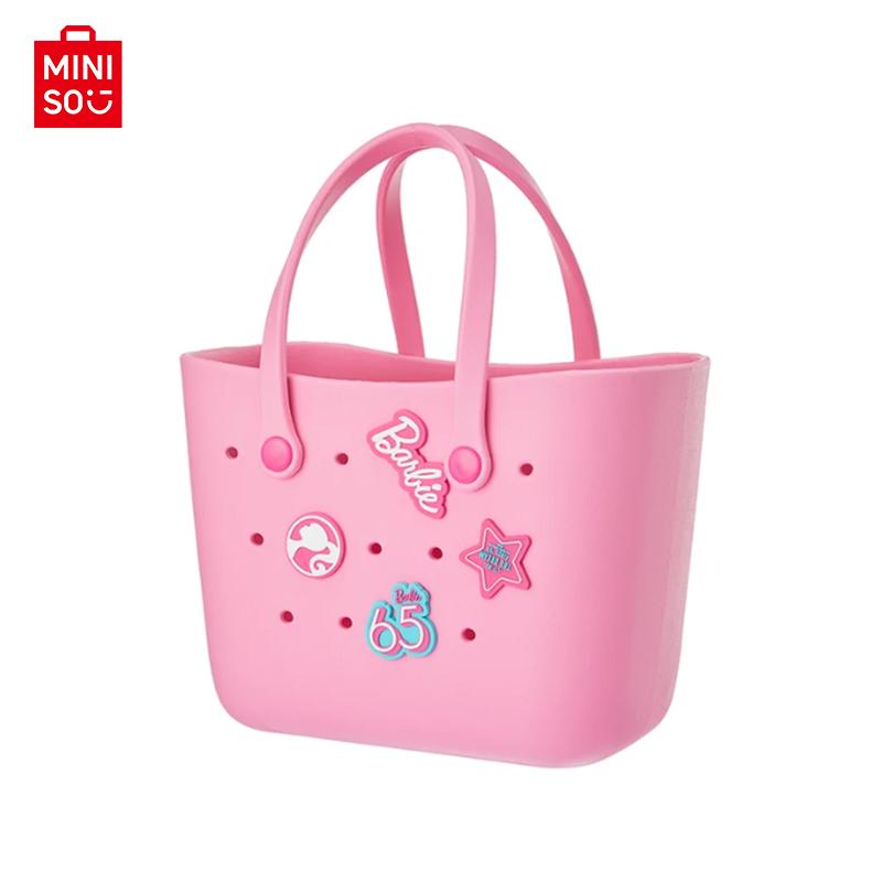 MINISO Barbie Sunlight Shining Series Lunch Box Ben a Bolsa de almacenamiento Regalo de cumpleaños para niña