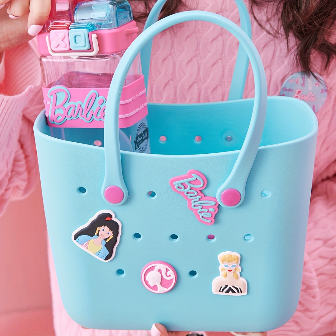 MINISO Barbie Sunlight Shining Serie Lunchbox Ben to Aufbewahrungstasche Mädchen Geburtstagsgeschenk 