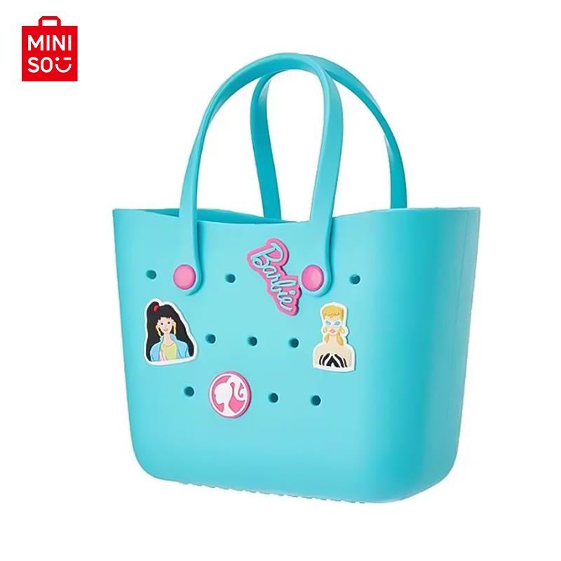 MINISO Barbie Sunlight Shining Serie Lunchbox Ben to Aufbewahrungstasche Mädchen Geburtstagsgeschenk 