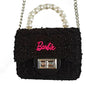 GrilsBag-MINISO Barbie  Mini Small Fragrance Crossbody Bag Cute Hand Bag MiniBag For Girls With Pearl Chain Lovely BirthdayGift Christmas Gift