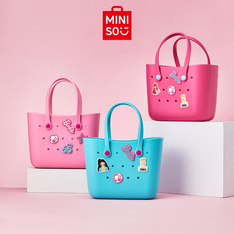 MINISO Barbie Sunlight Shining Serie Lunchbox Ben to Aufbewahrungstasche Mädchen Geburtstagsgeschenk 