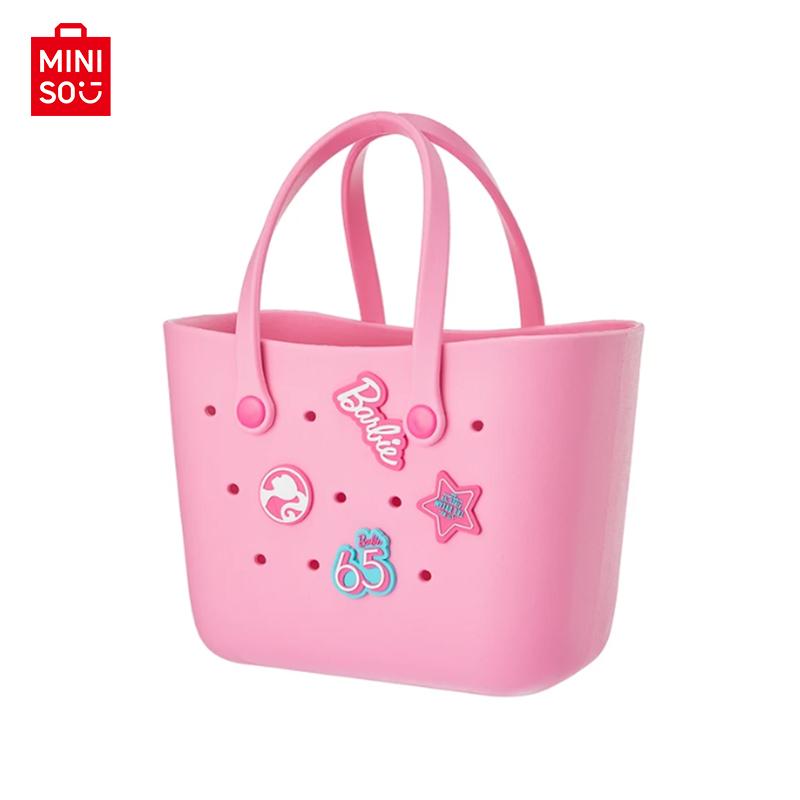 MINISO Barbie Sunlight Shining Serie Lunchbox Ben to Aufbewahrungstasche Mädchen Geburtstagsgeschenk 